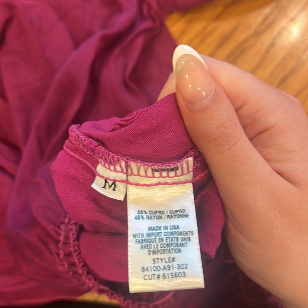 Bella Dahl Woman’s Purple Blouse Size M - Picture 5 of 5